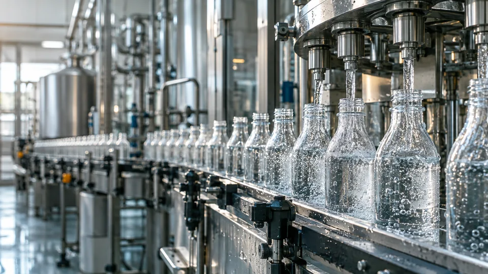 Alimentos y bebidas: El proceso también depende del agua